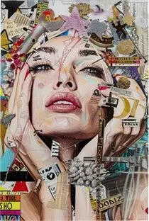 Cuadro cristal Artsy Portrait Front 80x120cm