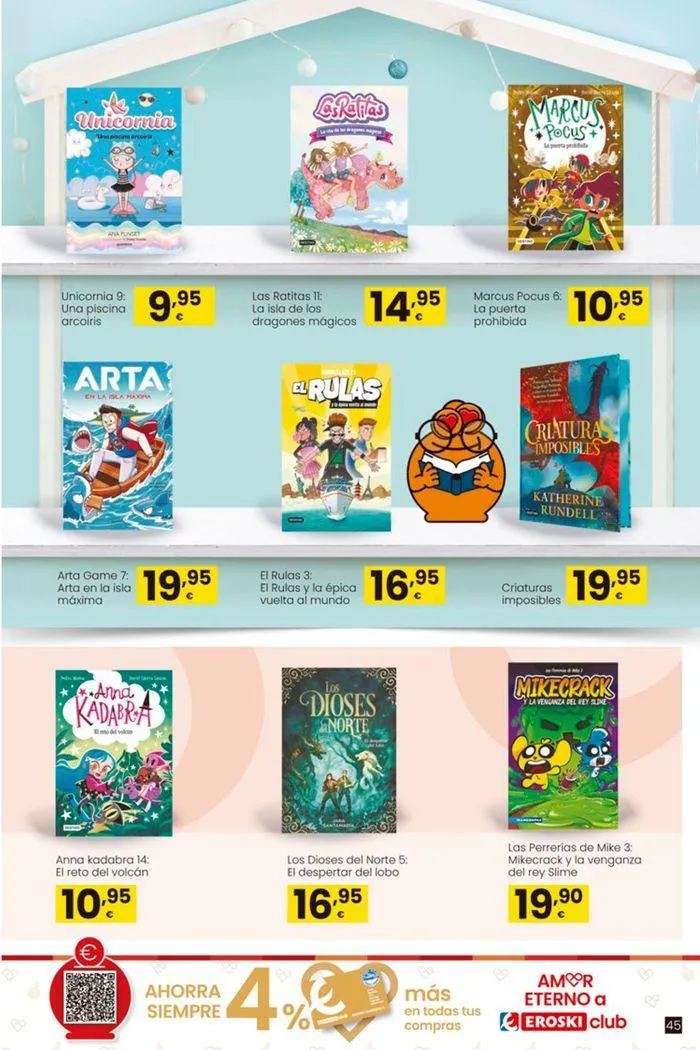 Catálogo de Ofertas Vuelta al Cole EROSKI 22 de agosto al 18 de septiembre 2024 - Página 45