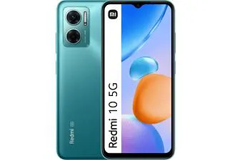 Móvil - Xiaomi Redmi 10 5G, Verde, 128 GB, 4 GB RAM, 6,58" FHD+ Dot Drop display, MediaTek Dimensity 700 , 5000 mAh, Android