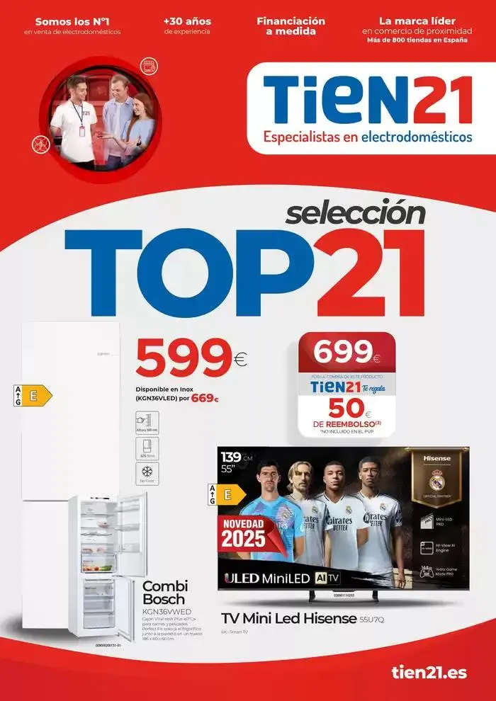 Catálogo de Folleto Selección TOP21 2 de mayo al 25 de mayo 2025 - Página 1