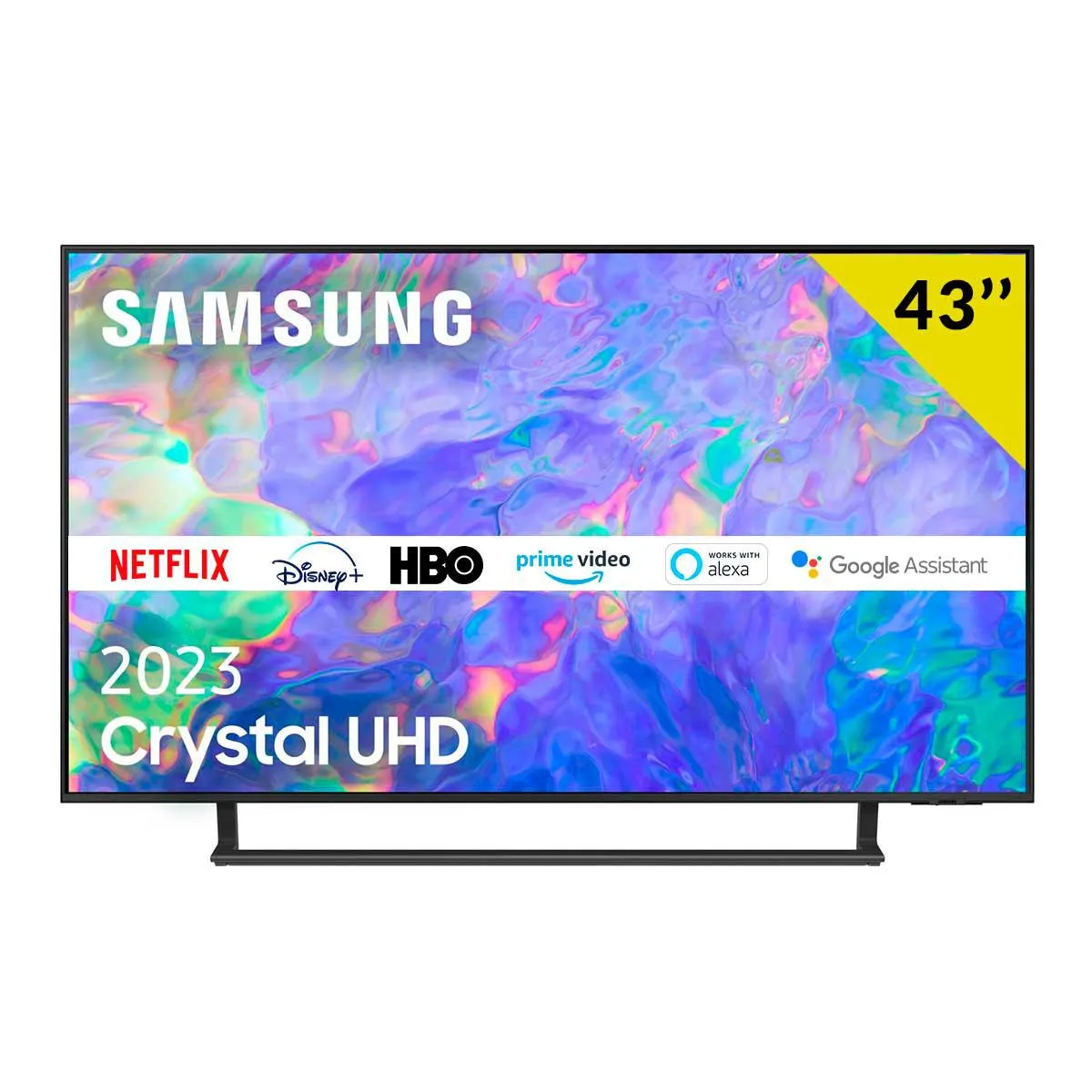 Televisor Smart TV Samsung CU8500 Crystal UHD 43'' 4K UHD LED Tizen WiFi Bluetooth 5.2 G negro