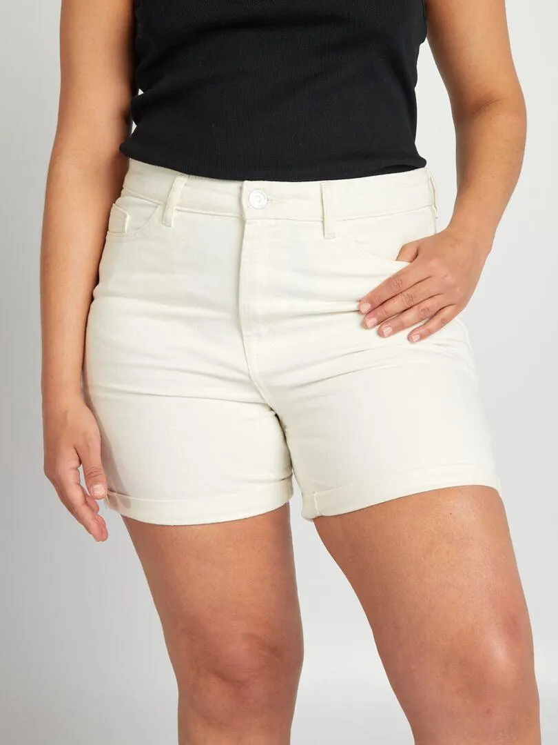 Short vaquero - BLANCO