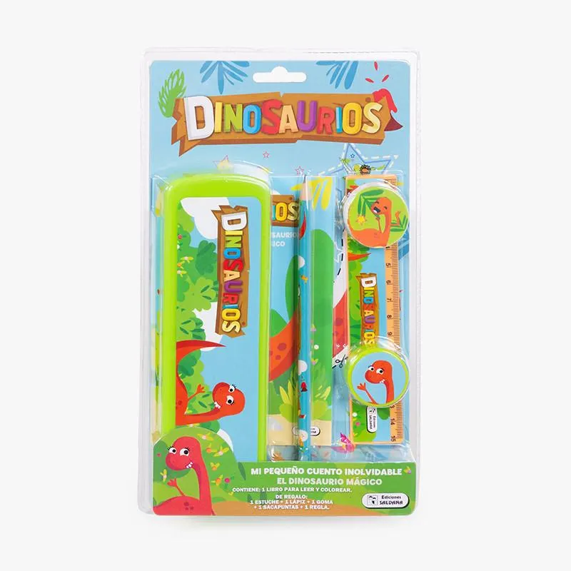 KIT PARA COLOREAR MODELO 2 DINOSAURIOS