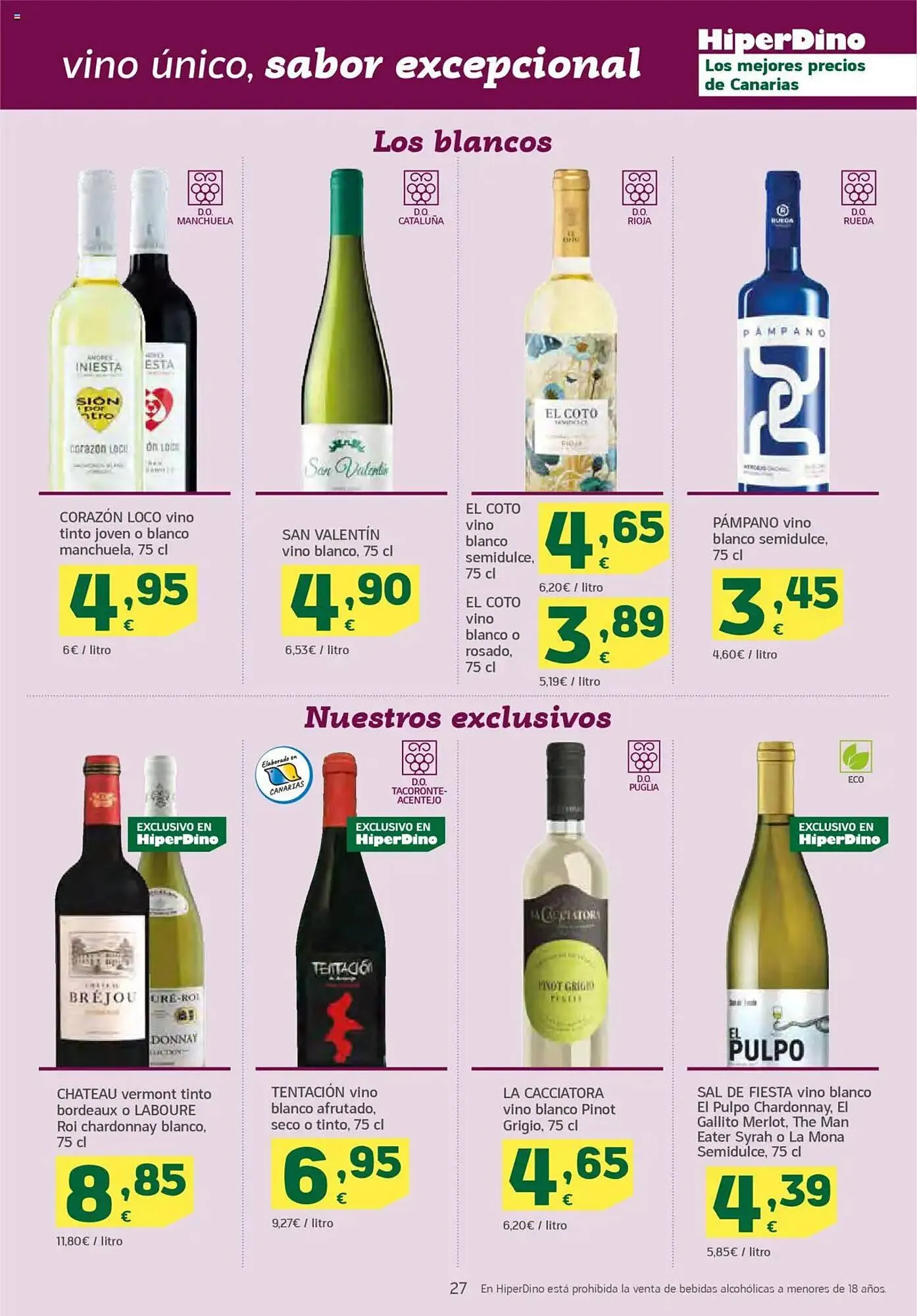 Catálogo de Folleto HiperDino 26 de agosto al 8 de septiembre 2025 - Página 27
