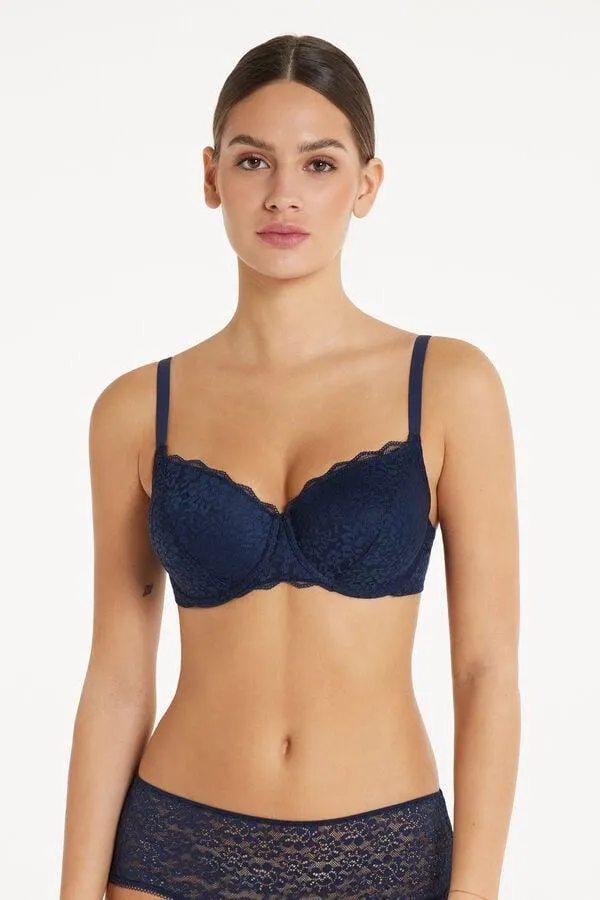 Sujetador Balconette de Encaje Reciclado Prague Full Cover