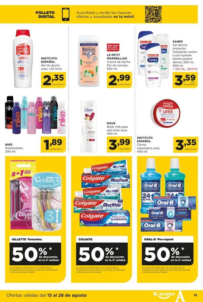 Catálogo de Catálogo Alimerka 15 de agosto al 28 de agosto 2024 - Página 37