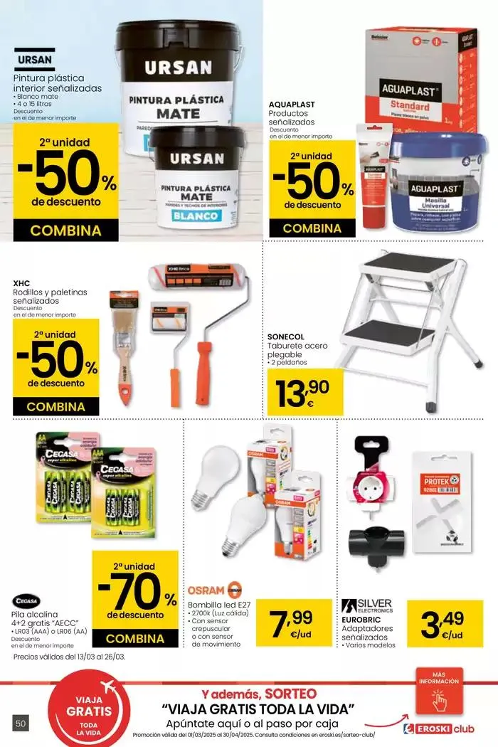 Catálogo de Precio más bajo HIPERMERCADOS EROSKI 13 de marzo al 26 de marzo 2025 - Página 50