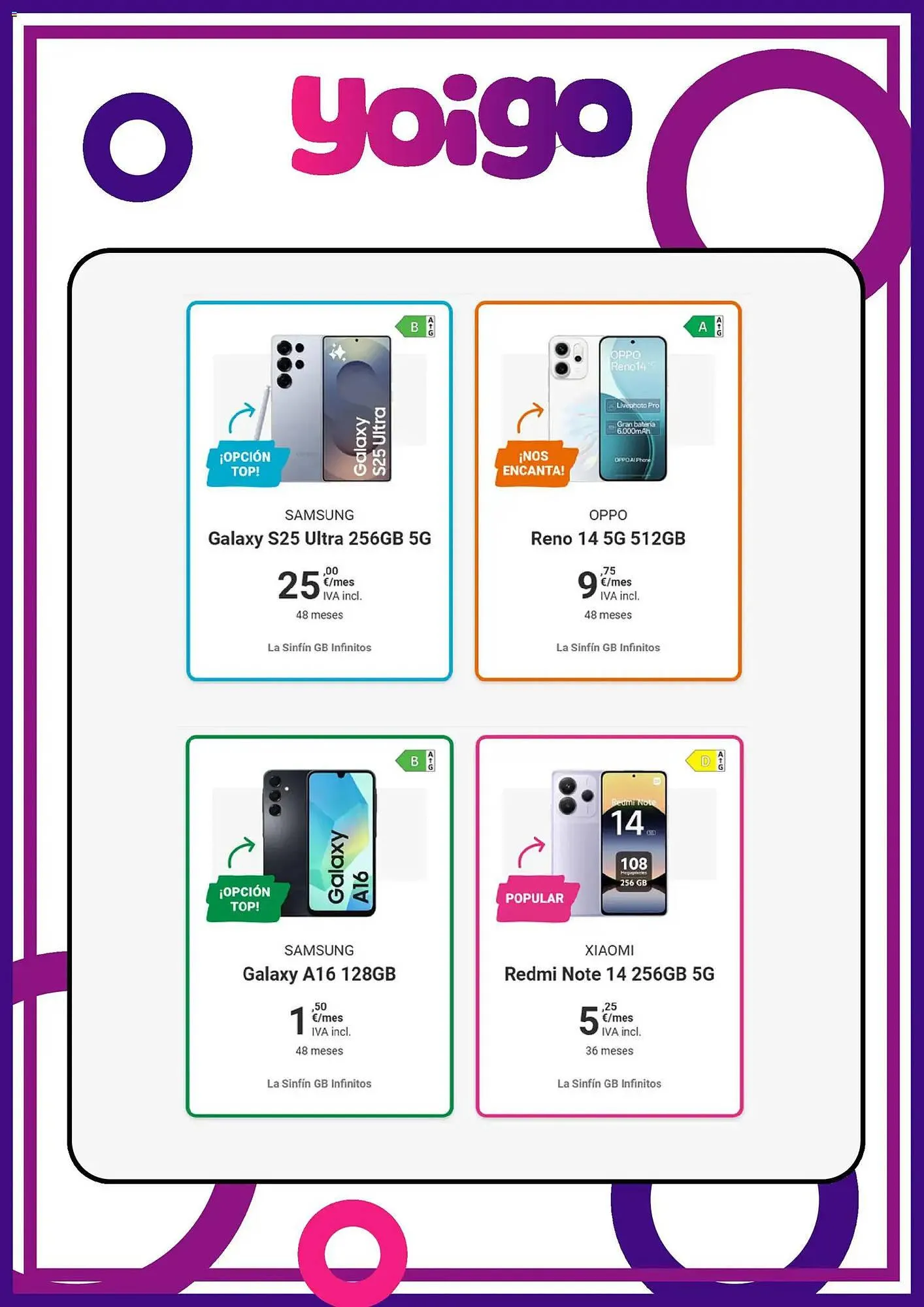 Catálogo de Catálogo Yoigo 14 de noviembre al 14 de diciembre 2025 - Página 5