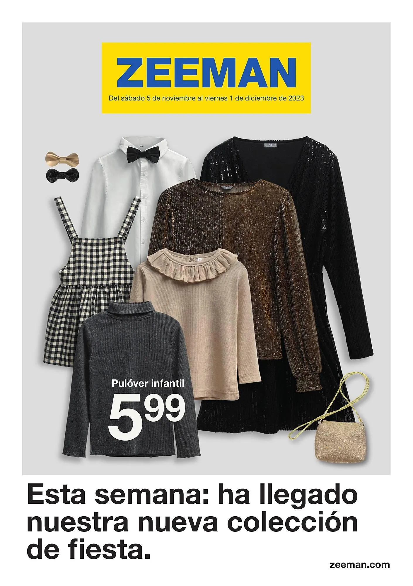 Catálogo de Folleto Zeeman 5 de noviembre al 1 de diciembre 2023 - Página 1