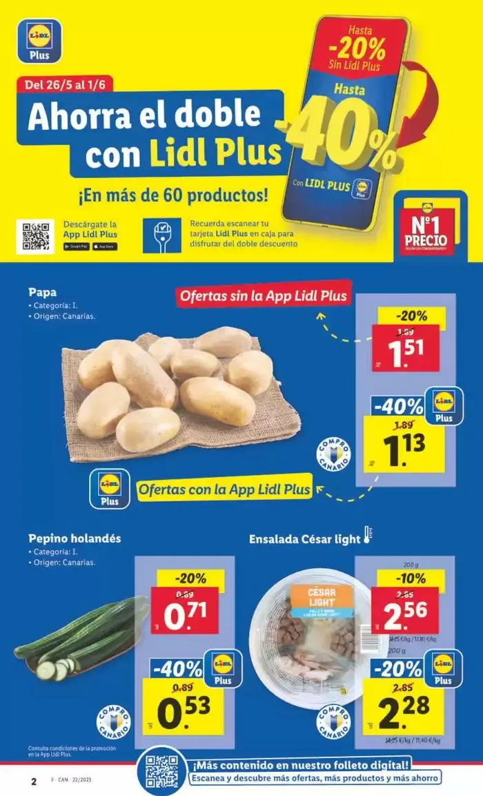 Catálogo de № 1 PRECIO - Ofertas válidas del 26/05 al 01/06 26 de mayo al 1 de junio 2025 - Página 2