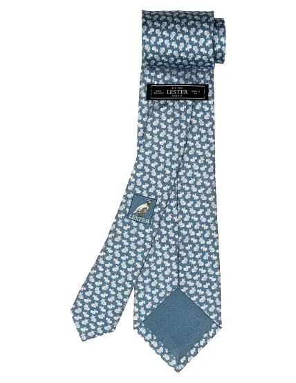 Corbata hipopotamos Azul/azul