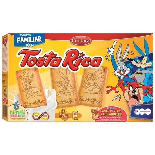 CUÉTARA Galleta Tostarica 760 g.
