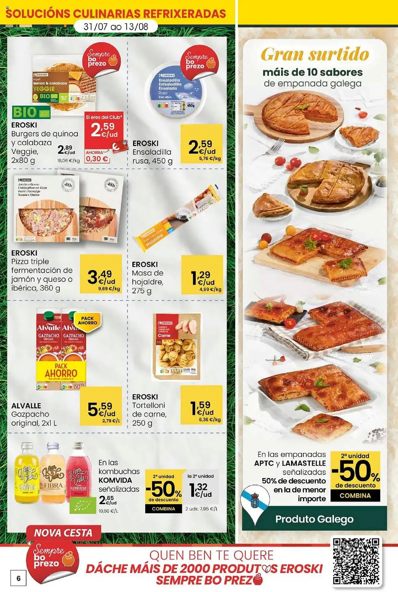 Catálogo de Folleto Eroski 31 de julio al 12 de agosto 2025 - Página 6