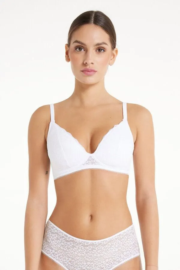 Sujetador Triángulo de Encaje Con Relleno Ligero Warsaw