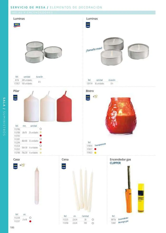 Catálogo de Equipamiento y suministros 23 de julio al 30 de noviembre 2024 - Página 186