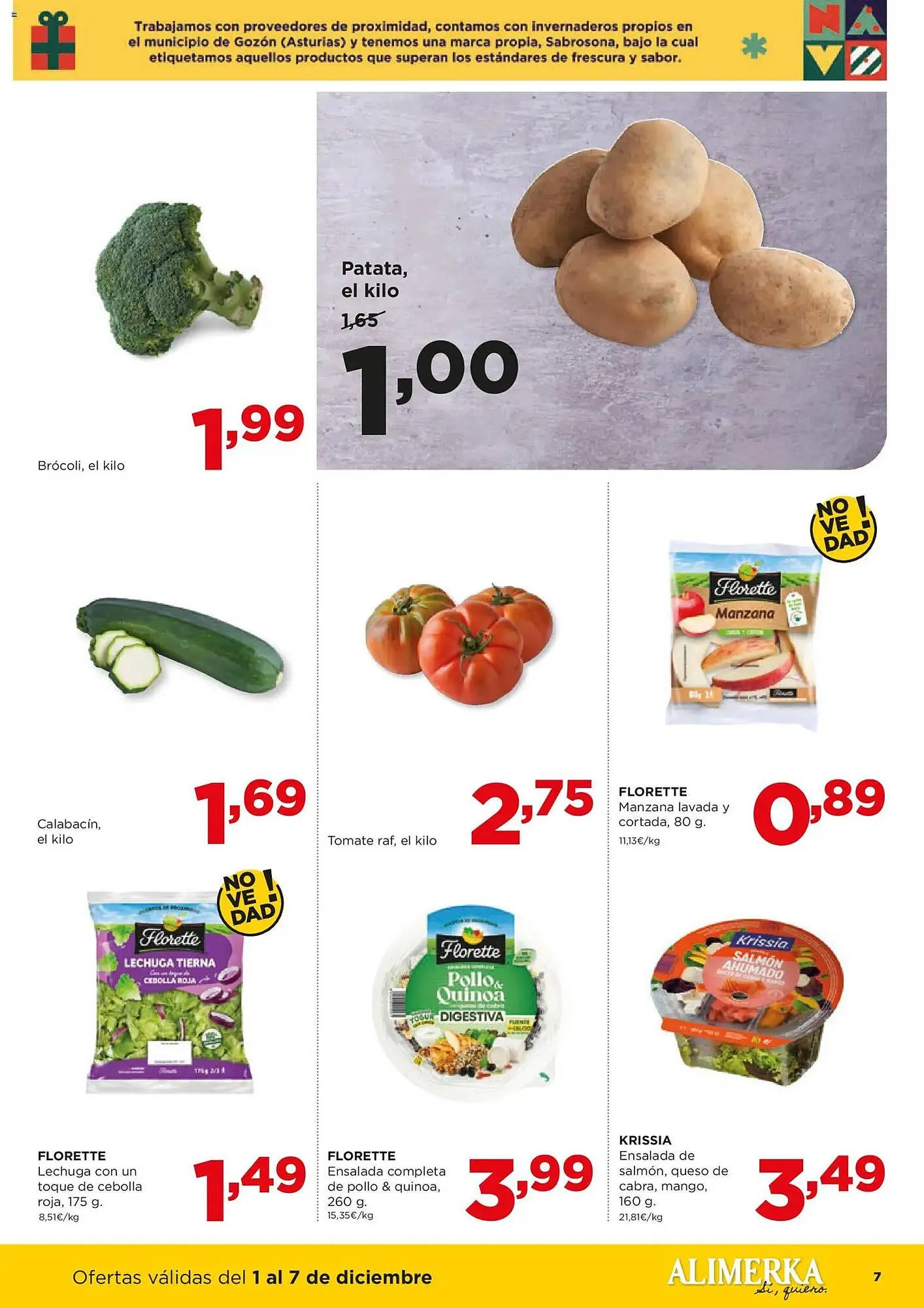 Catálogo de Folleto Alimerka 1 de diciembre al 7 de diciembre 2025 - Página 7