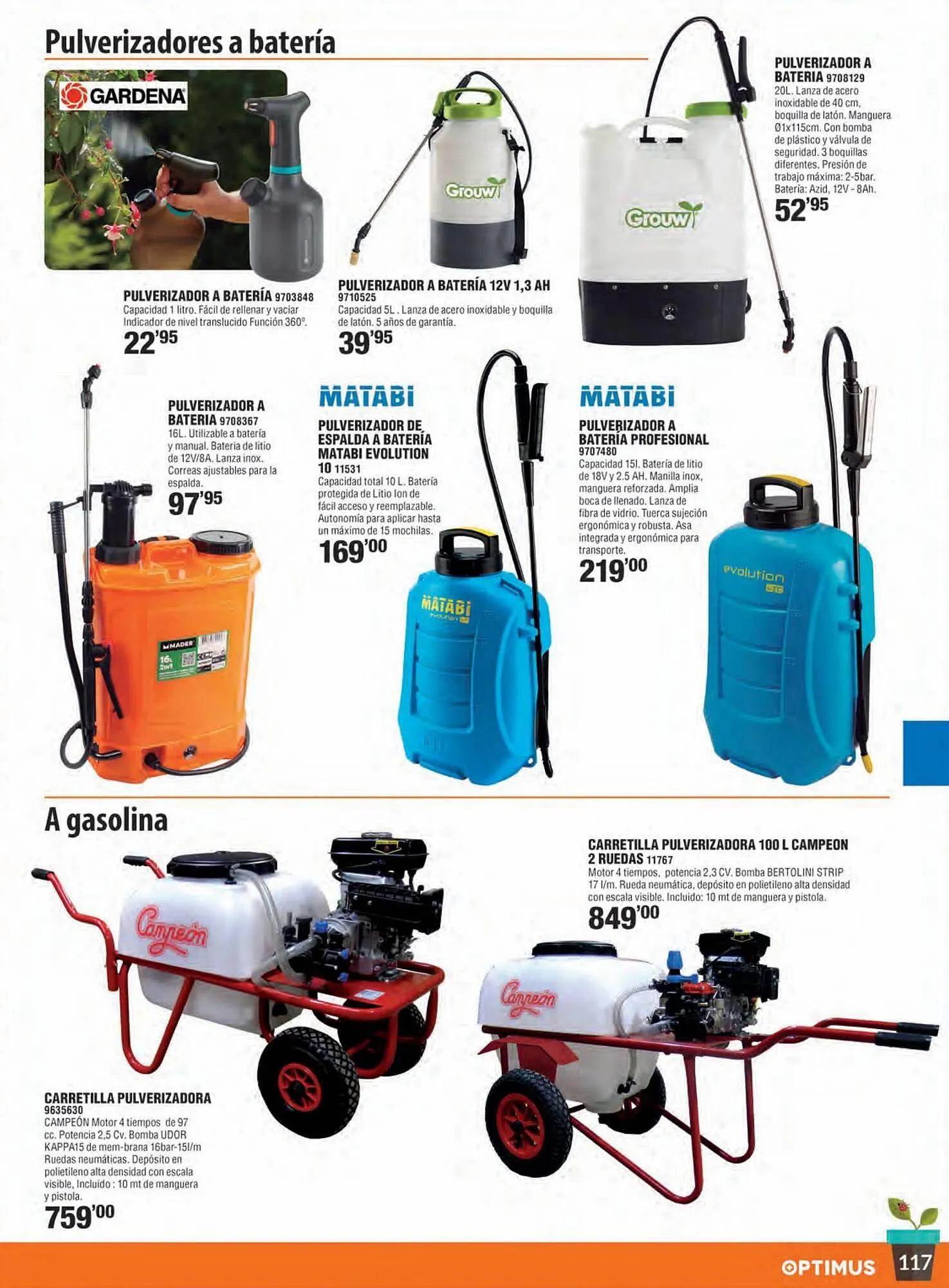 Catálogo de Folleto Optimus 27 de marzo al 31 de agosto 2023 - Página 117