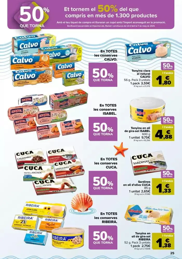 Catálogo de 50% QUE VUELVE + 3x2 10 de abril al 21 de abril 2025 - Página 25
