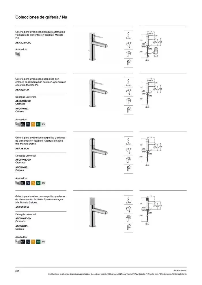 Catálogo de Grifería 9 de enero al 31 de diciembre 2025 - Página 54