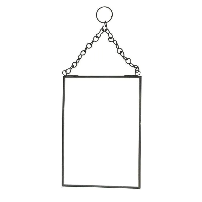 Rectangular mirror, black