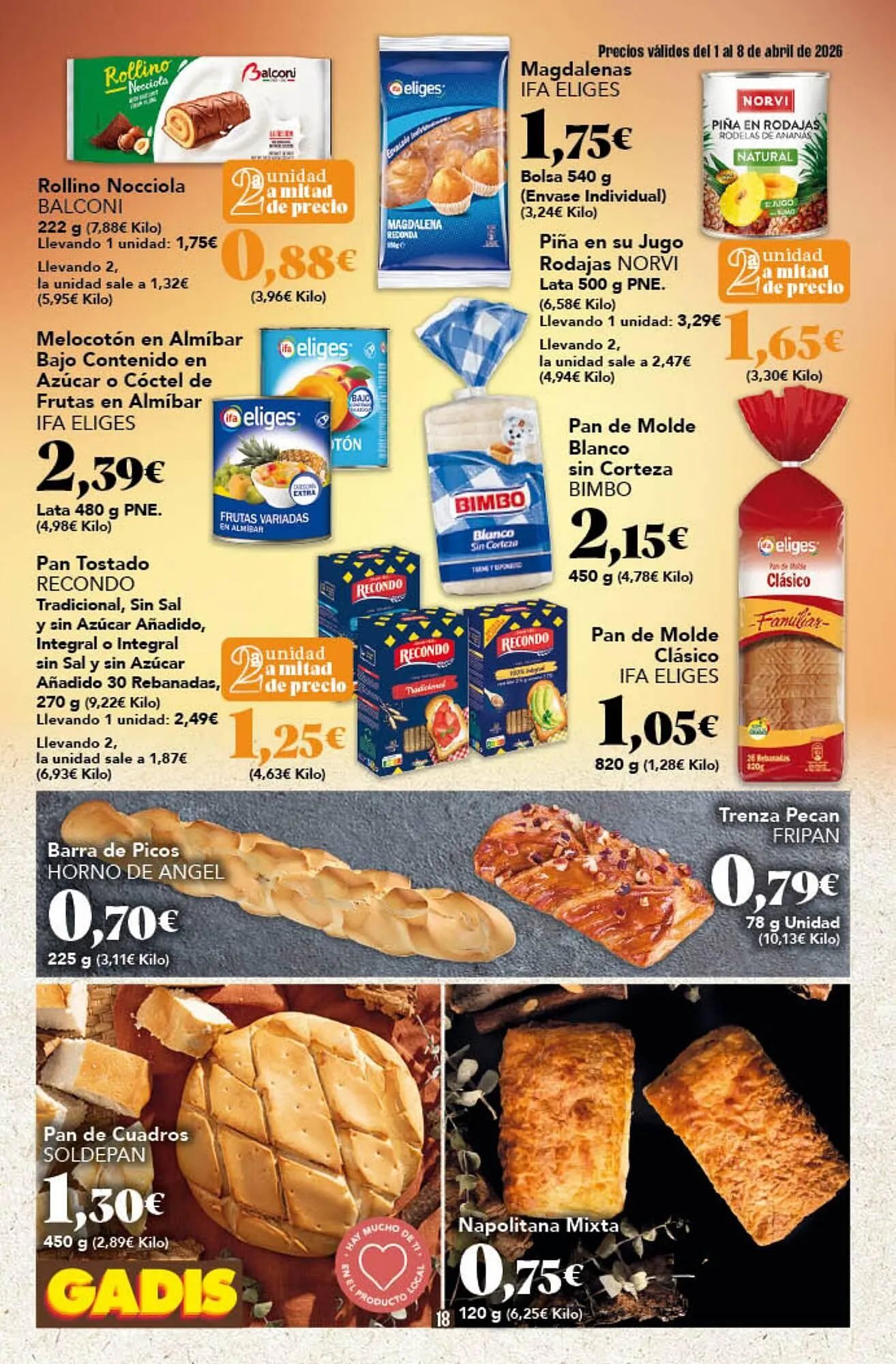 Catálogo de Folleto Gadis 1 de abril al 8 de abril 2026 - Página 18