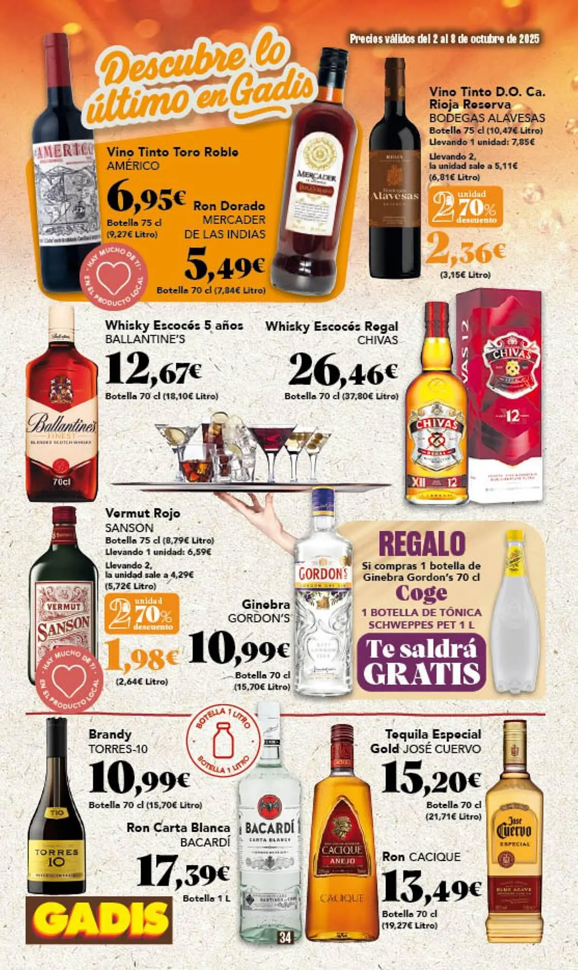 Catálogo de Folleto Gadis 2 de octubre al 8 de octubre 2025 - Página 34