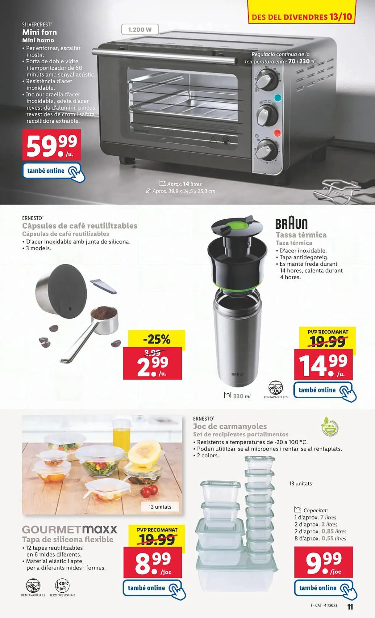 Catálogo de Folleto Lidl 2 de octubre al 16 de octubre 2023 - Página 11