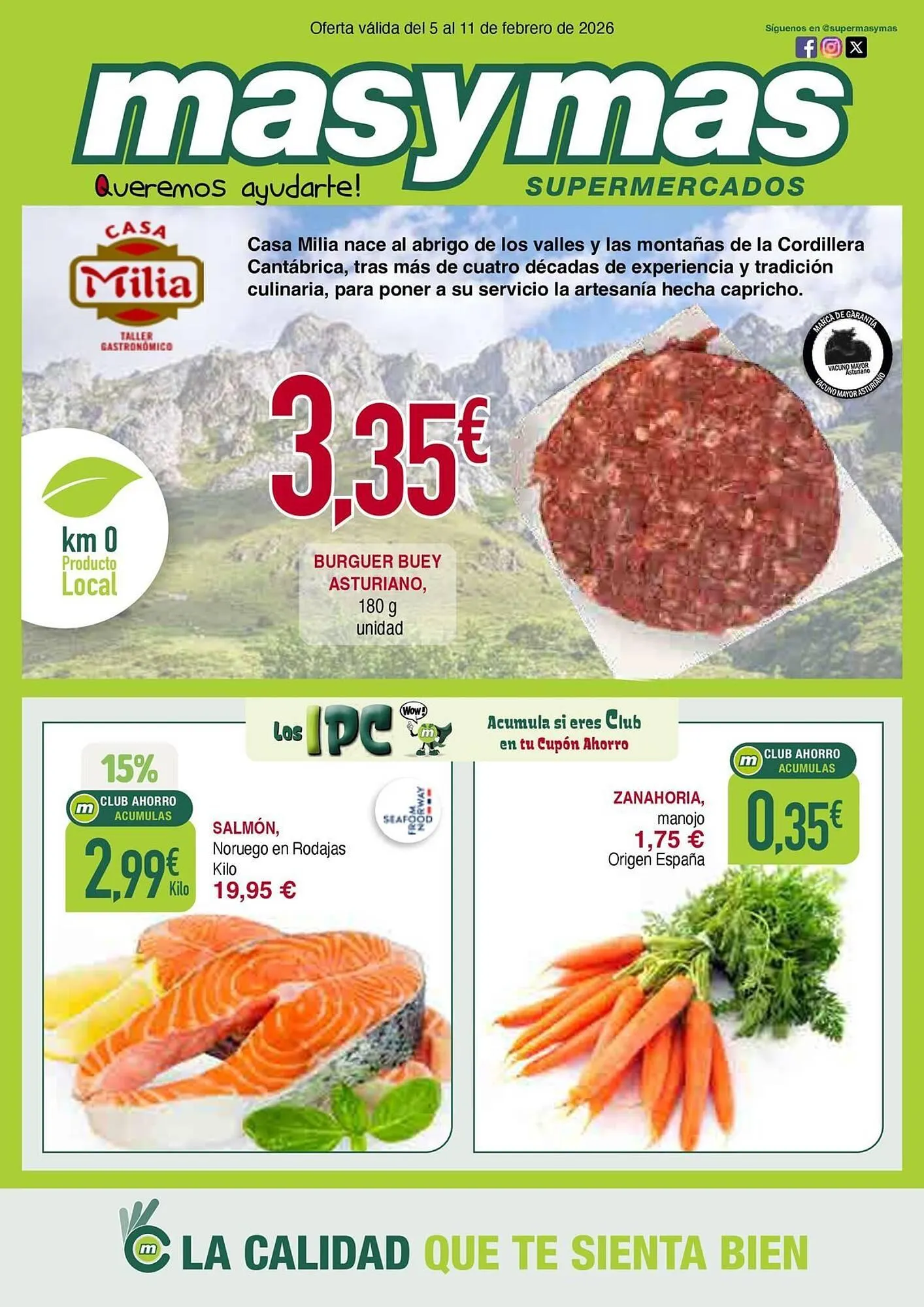 Catálogo de Folleto Masymas 5 de febrero al 11 de febrero 2026 - Página 1