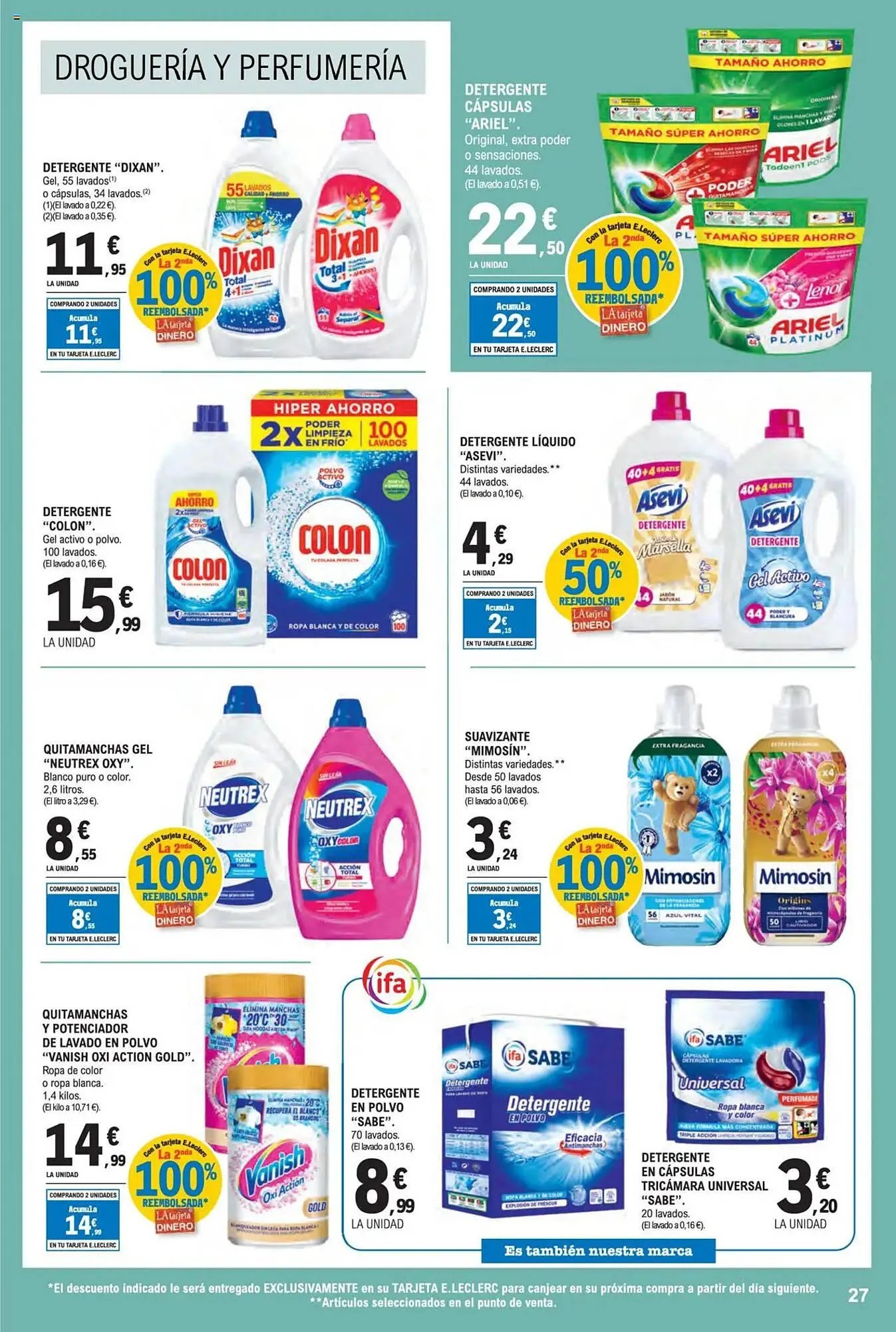 Catálogo de Folleto E.Leclerc 4 de junio al 15 de junio 2025 - Página 27