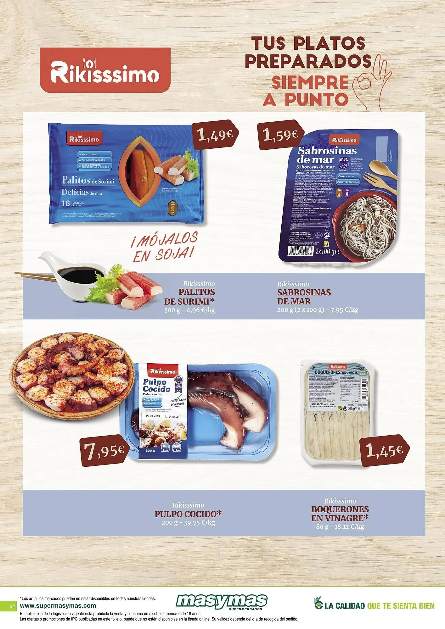 Catálogo de Folleto Masymas 4 de septiembre al 1 de octubre 2025 - Página 24