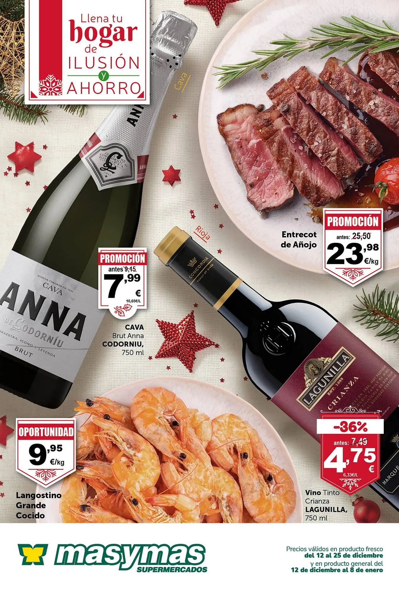 Catálogo de Folleto Masymas 12 de diciembre al 8 de enero 2026 - Página 1