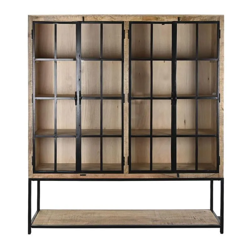 Vitrina madera Jules 170x40x200cm