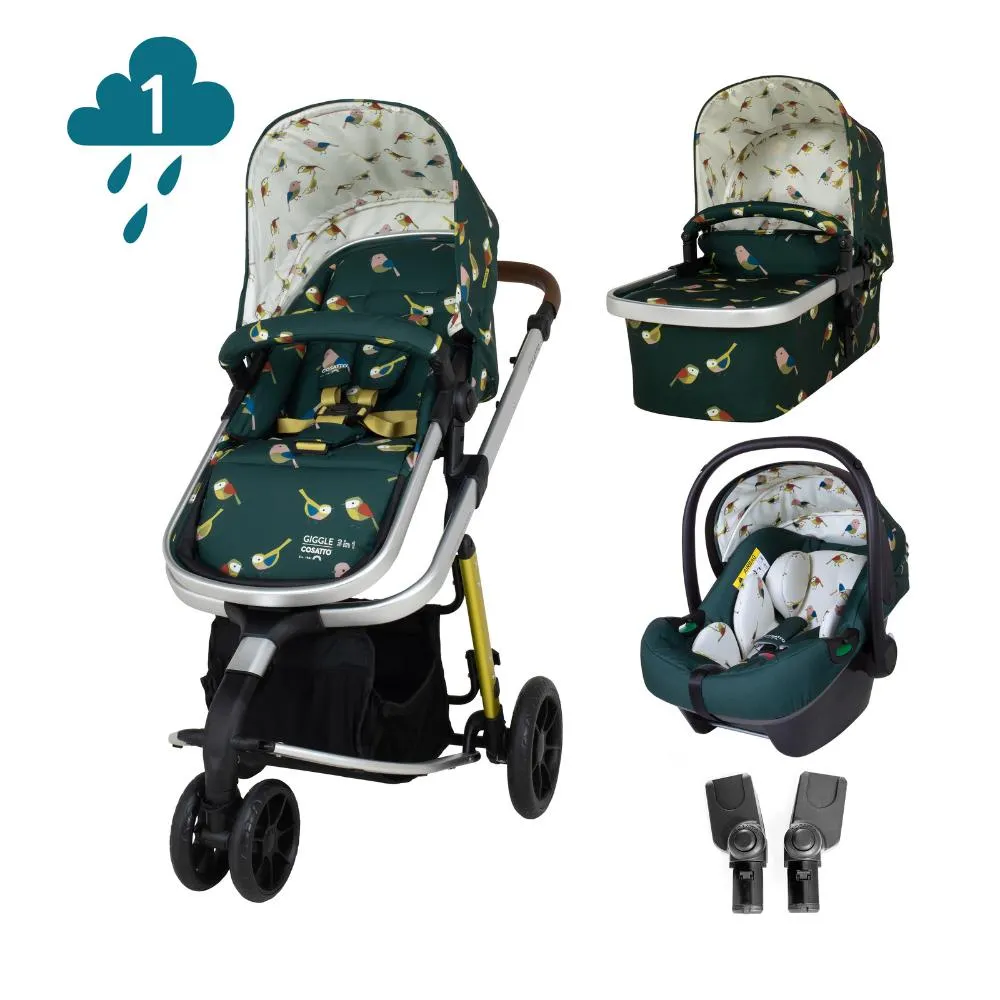 Giggle 3 en 1 con silla de coche - Birdland