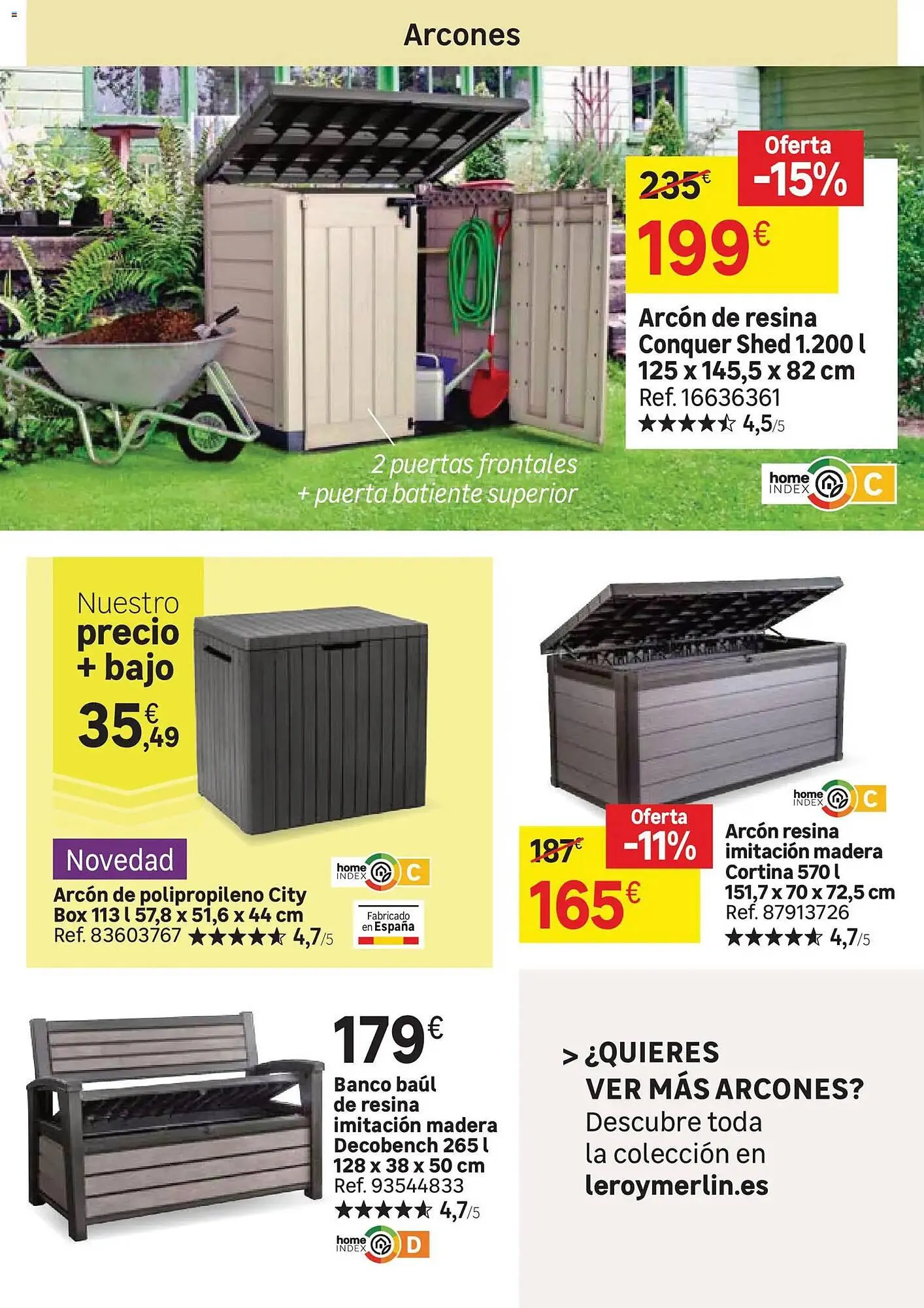 Catálogo de Catálogo Leroy Merlin 24 de marzo al 22 de junio 2026 - Página 59