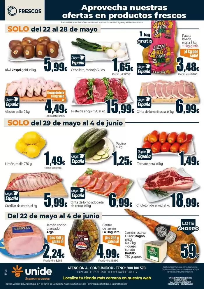 Catálogo de Máximo Ahorro en Supermercados UNIDE 22 de mayo al 4 de junio 2025 - Página 4