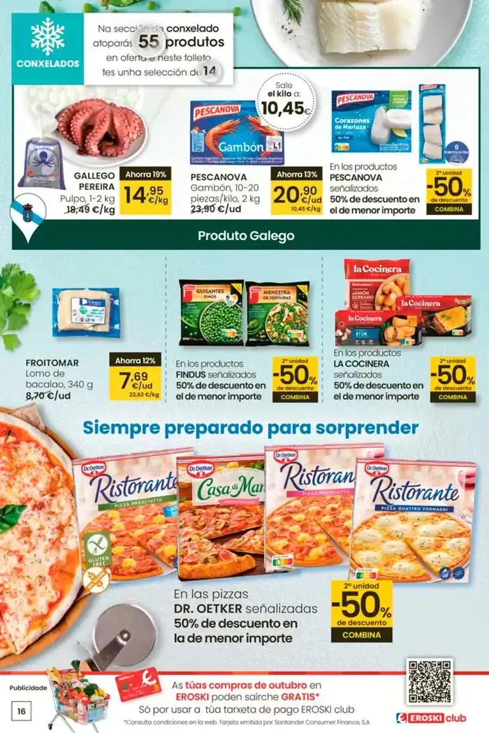 Catálogo de Sempre a bo prezo EROSKI 26 de septiembre al 8 de octubre 2024 - Página 16