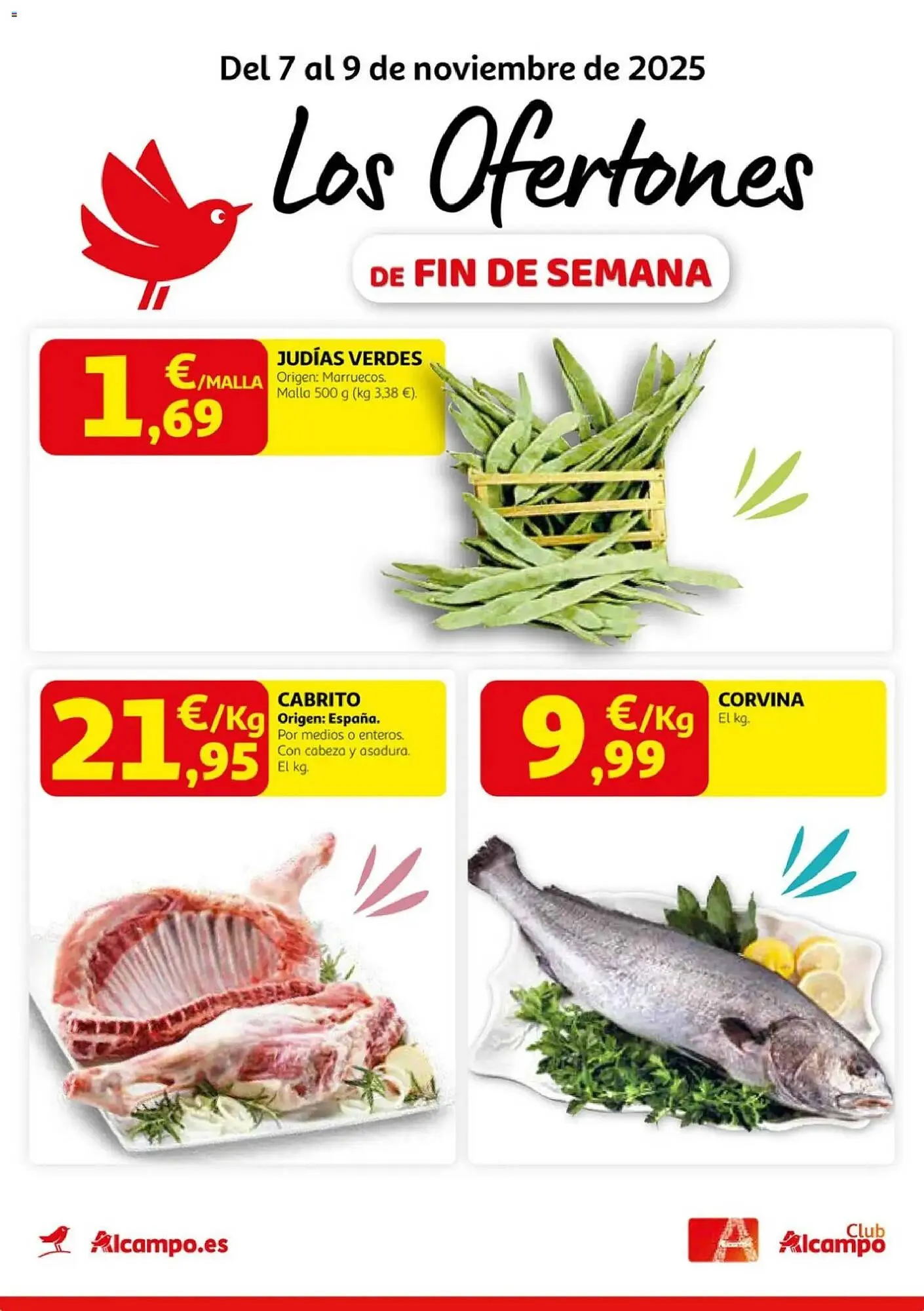 Catálogo de Folleto Alcampo 7 de noviembre al 9 de noviembre 2025 - Página 1