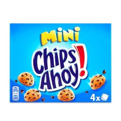 Mini galletas con pepitas de chocolate Chips ahoy caja 160 g
