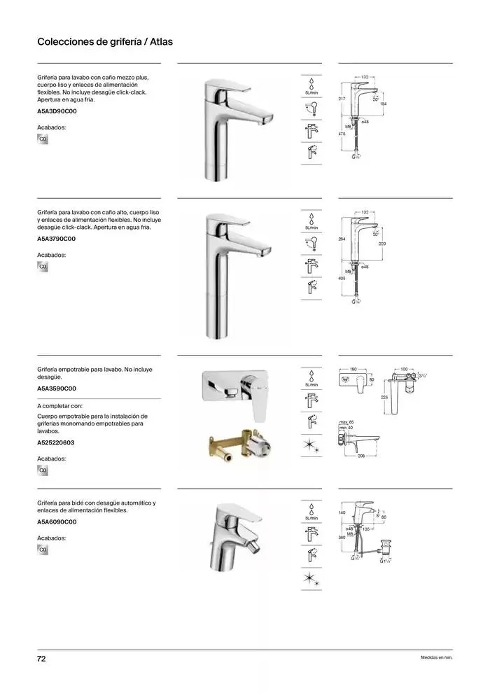 Catálogo de Grifería 9 de enero al 31 de diciembre 2025 - Página 74