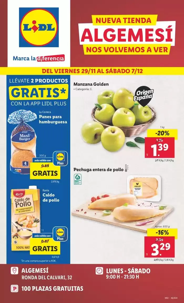 Catálogo de NUEVA TIENDA ALGEMESÍ 2 de diciembre al 7 de diciembre 2024 - Página 1