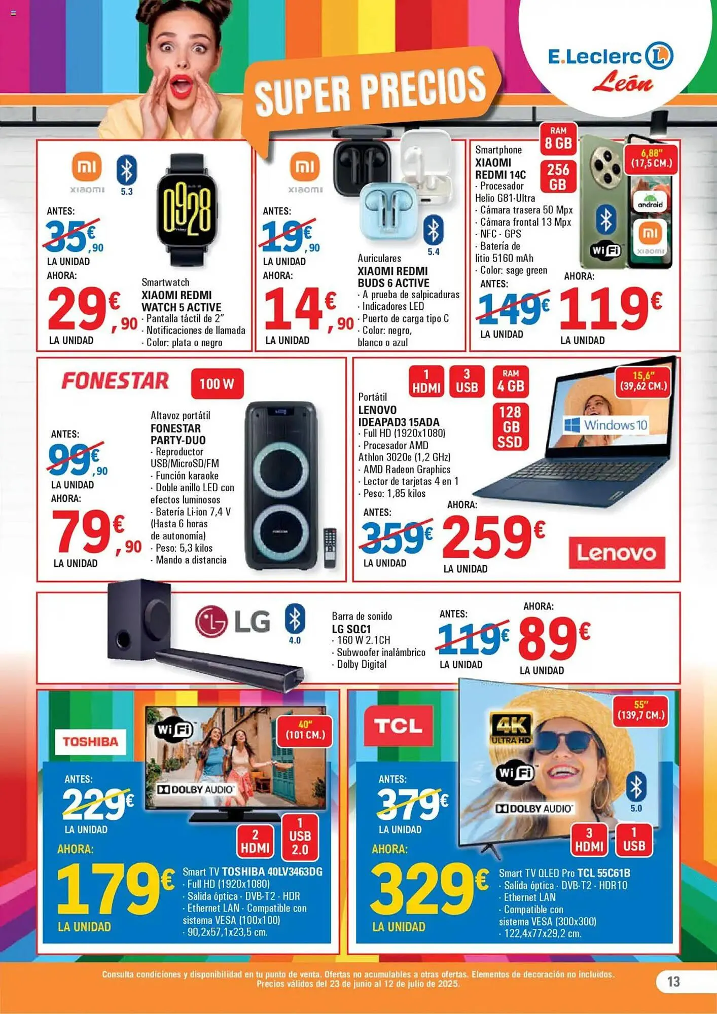 Catálogo de Folleto E.Leclerc 23 de junio al 12 de julio 2025 - Página 13