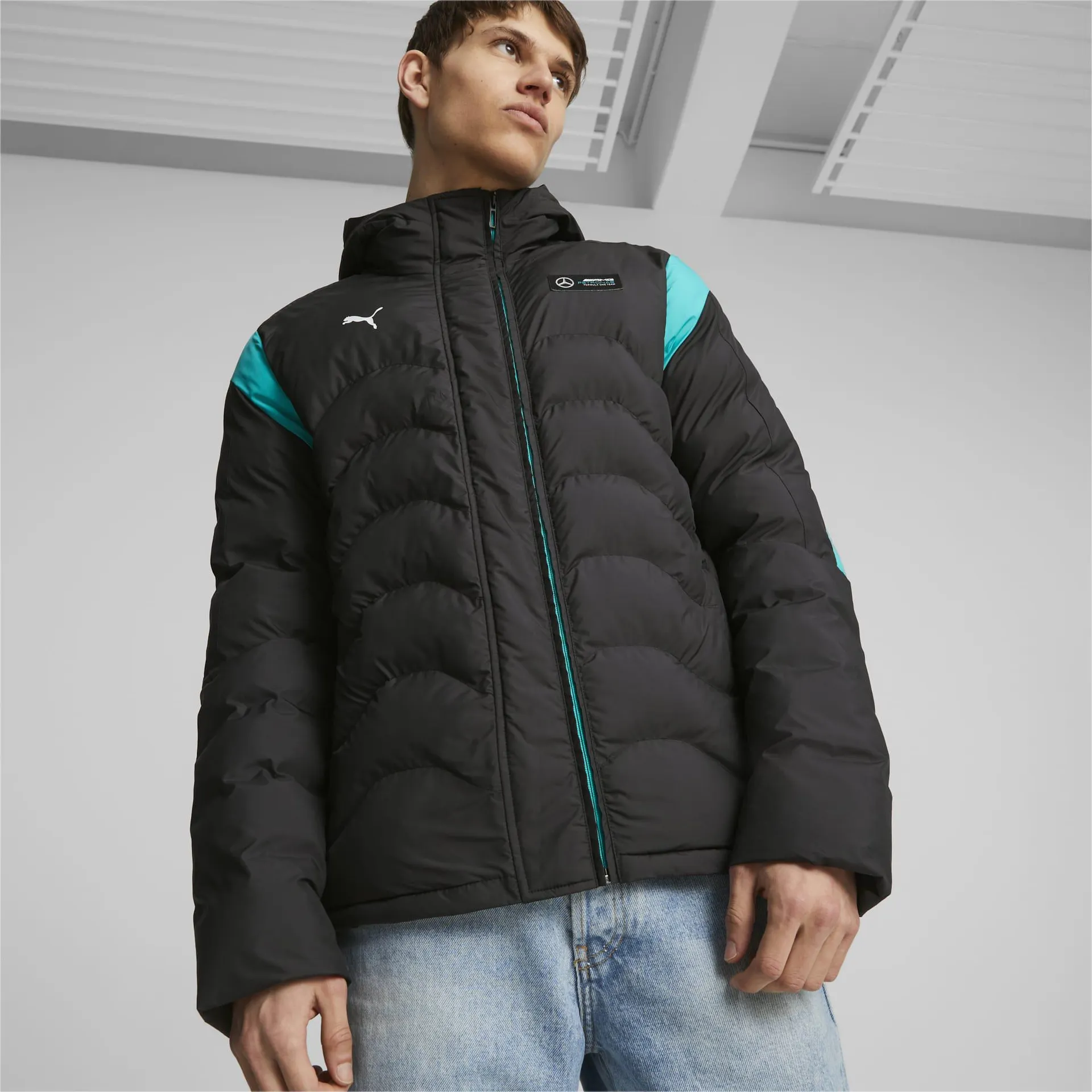 Mercedes-AMG PETRONAS MT7 Ecolite Men's Padded Jacket