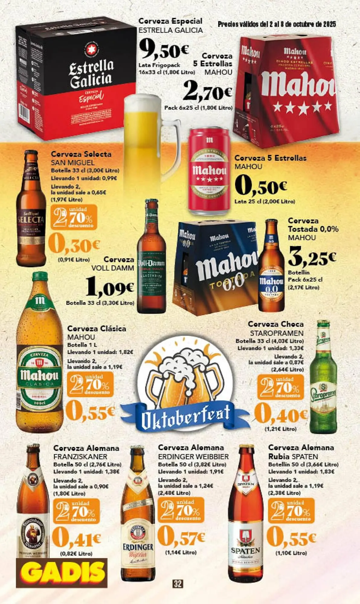 Catálogo de Folleto Gadis 2 de octubre al 8 de octubre 2025 - Página 32