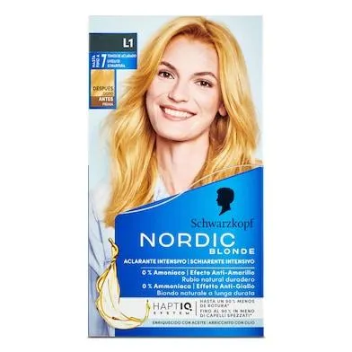 Aclarante intensivo con aceite activador Nordic blonde caja 1 unidad
