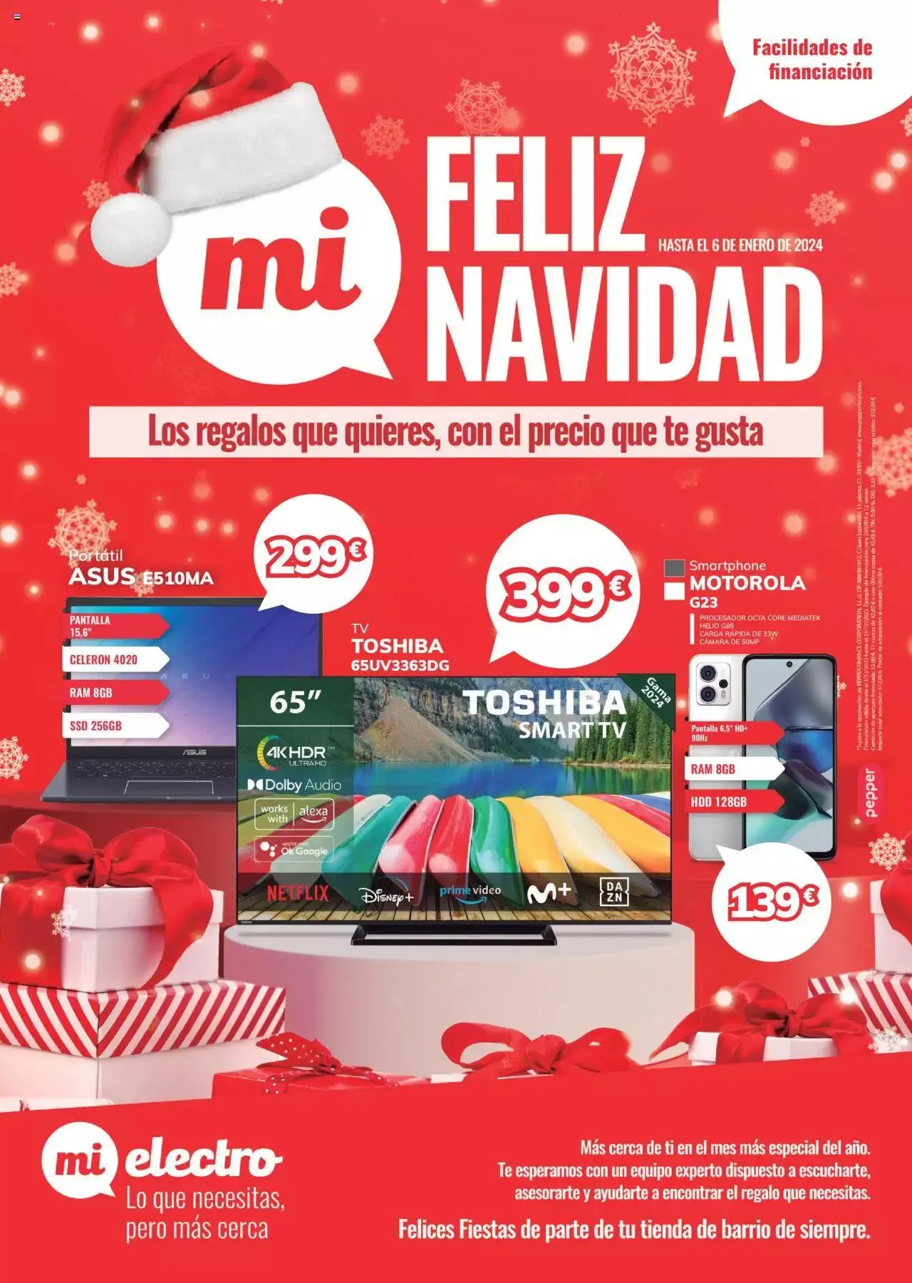 Catálogo de Mi Electro folleto 1 de diciembre al 6 de enero 2024 - Página 1