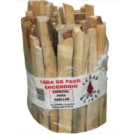 LEÑA ENCENDIDO PARA PAELLAS 14L