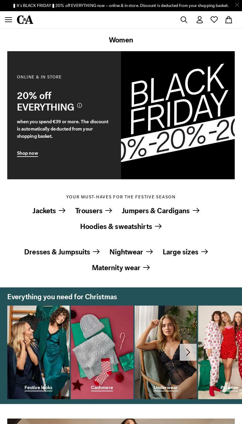 Catálogo de C&A 27 de noviembre al 6 de diciembre 2023 - Página 1