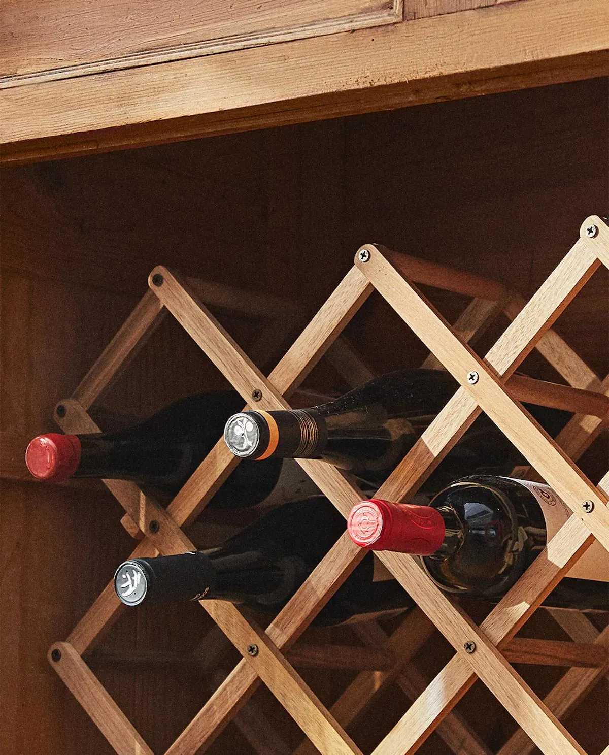 BOTELLERO EXTENSIBLE MADERA