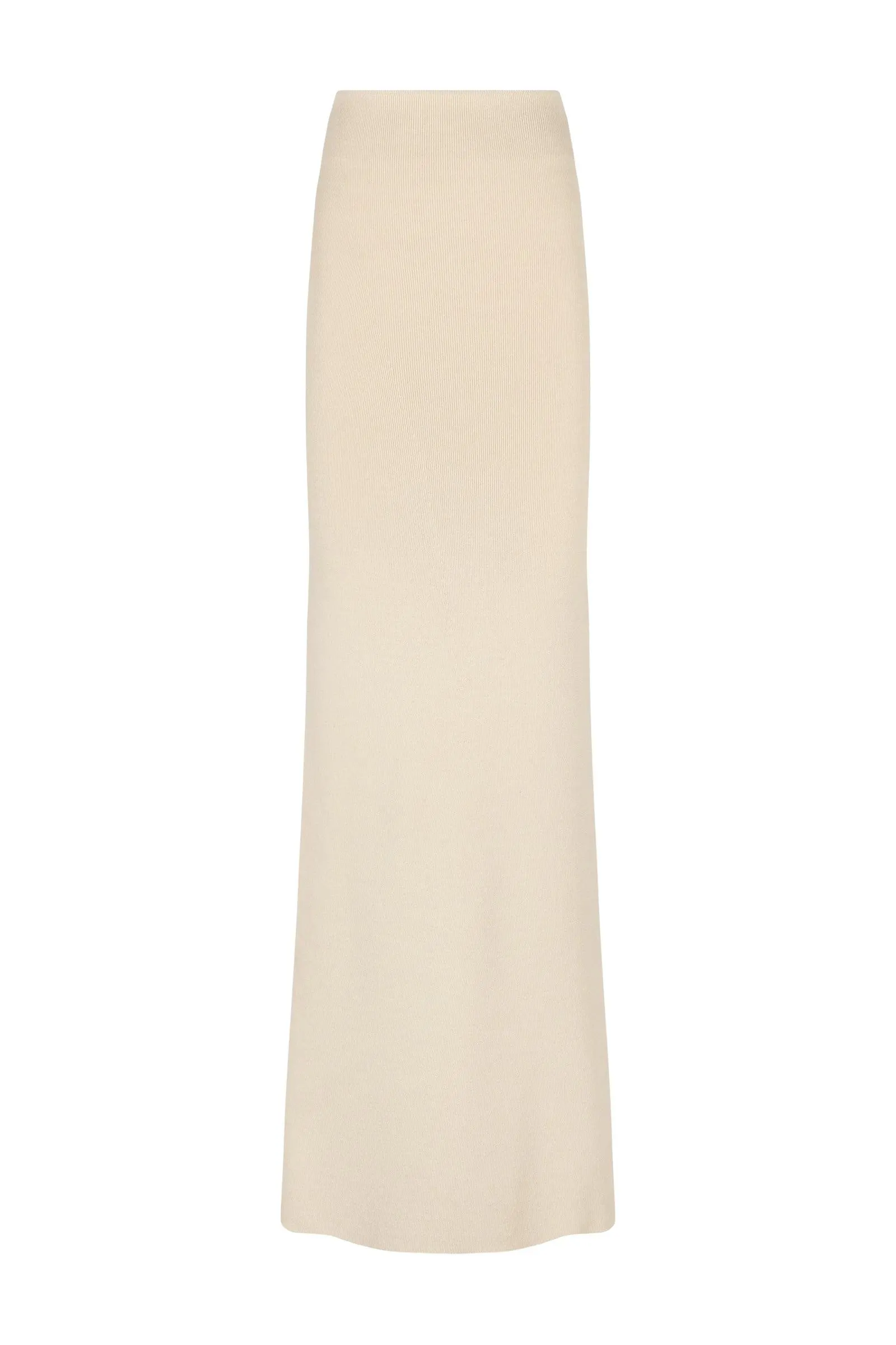 Kiiro, ivory silk knit skirt