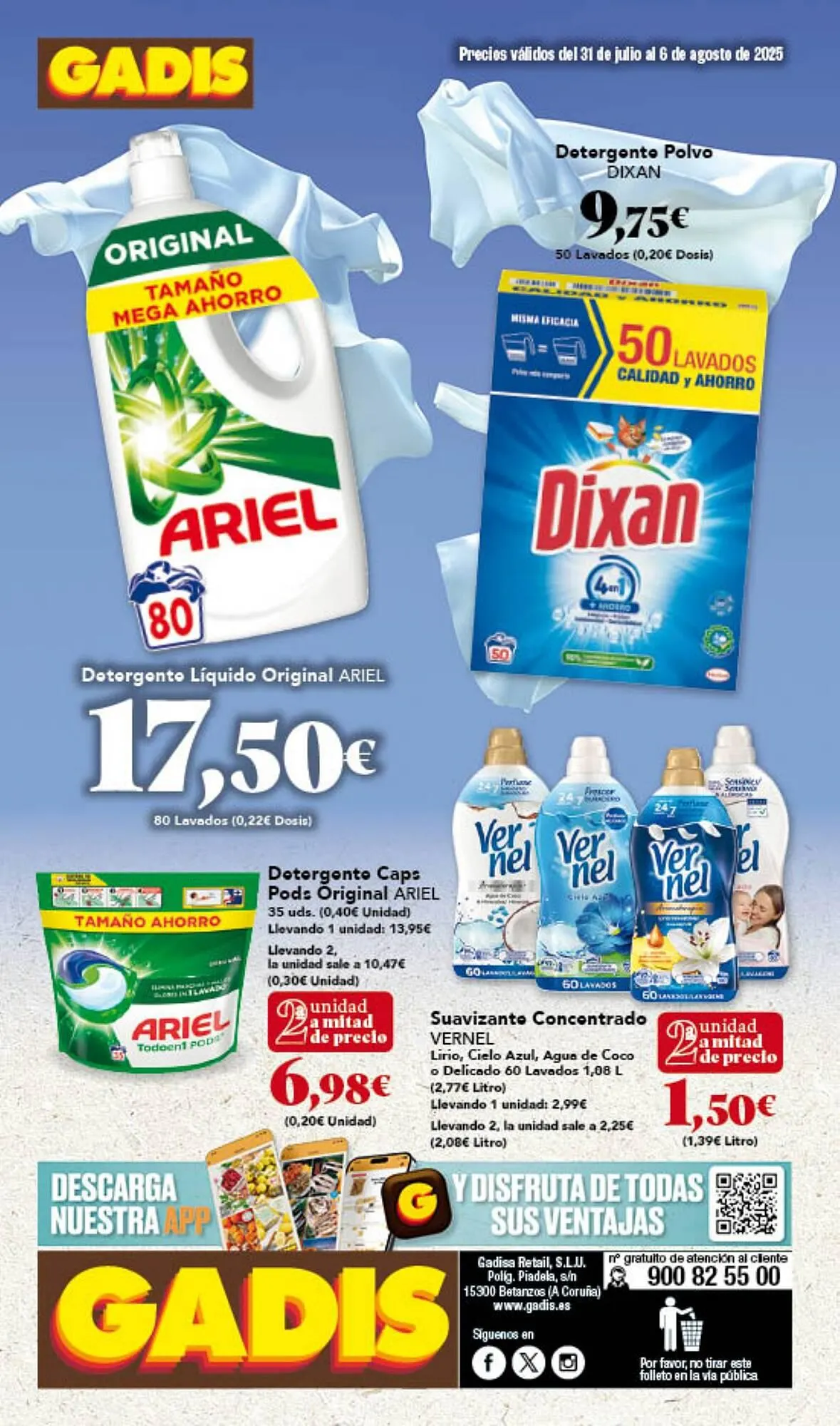 Catálogo de Folleto Gadis 31 de julio al 6 de agosto 2025 - Página 40